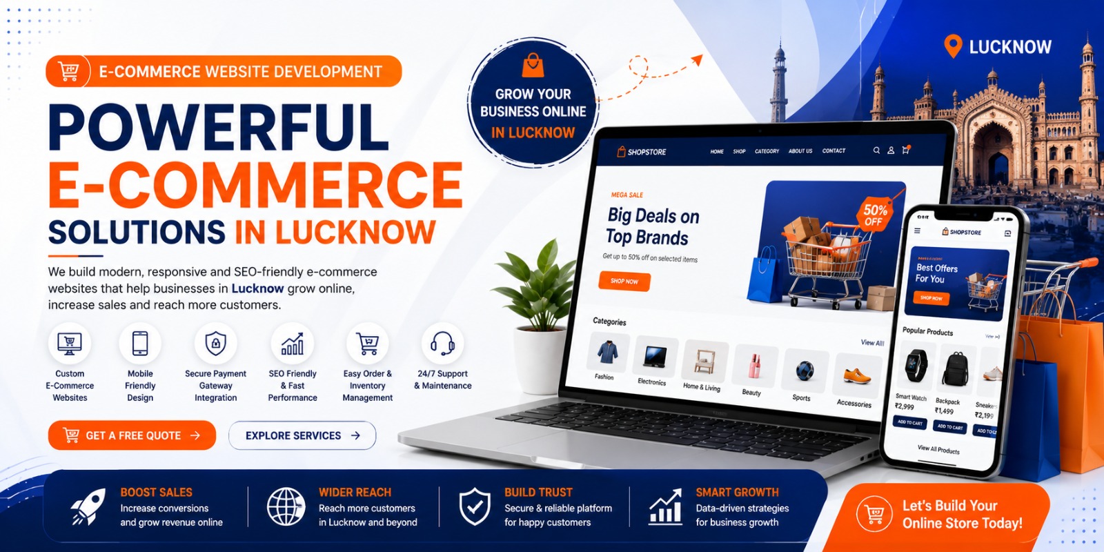 Best Website Designing Company in Lucknow | SEO Friendly & Responsive Web Design Services