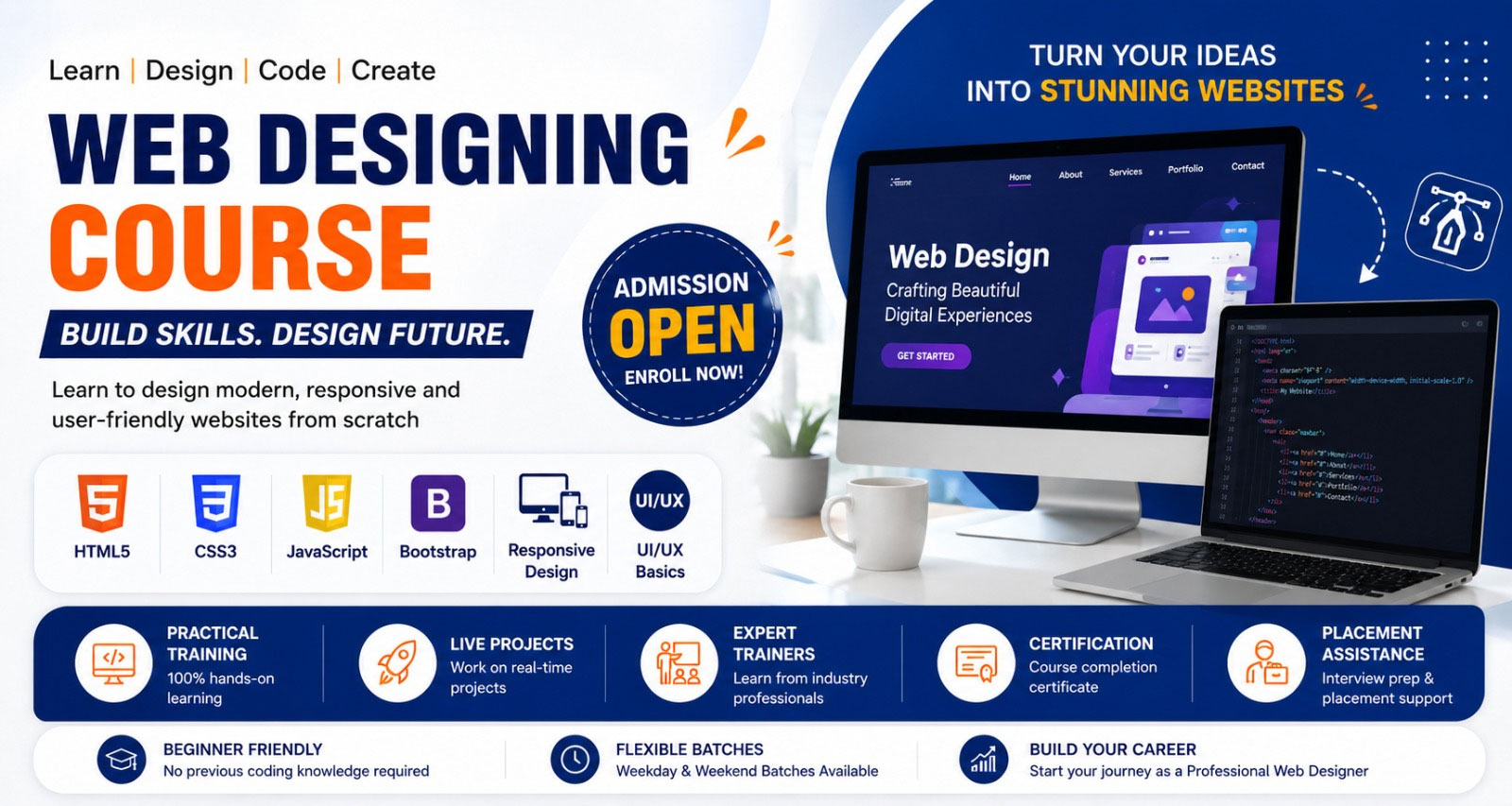 Best Web Designing Course in Lucknow with Placement | Deep Infotech